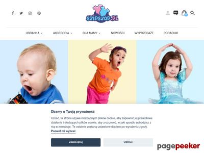 Ubrania dla niemowląt sklep SzipSzop.pl